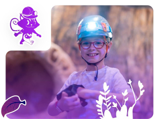 Kids caving adventure Rennaz Vaud