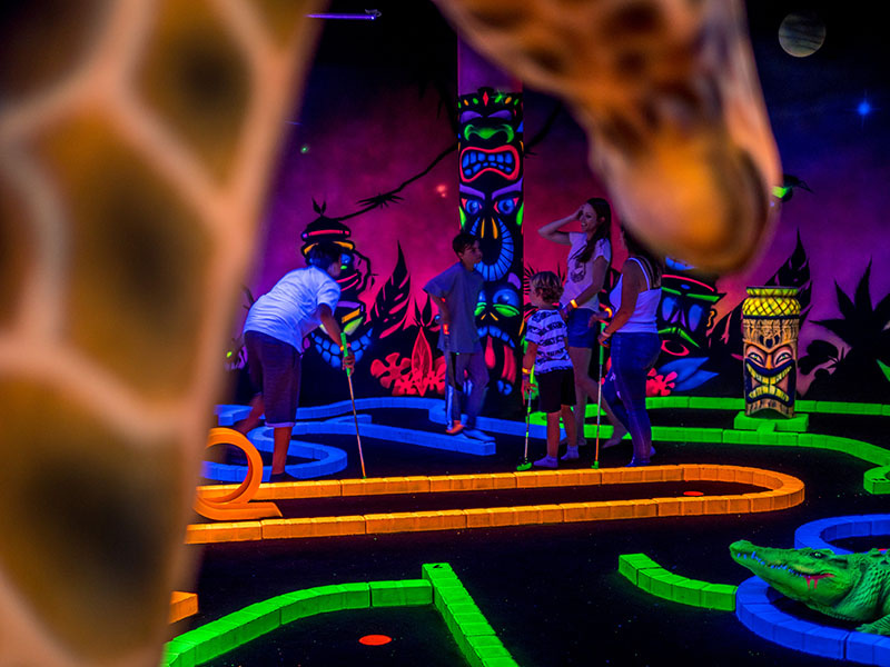 Mini golf fluorescent Bulle Fribourg